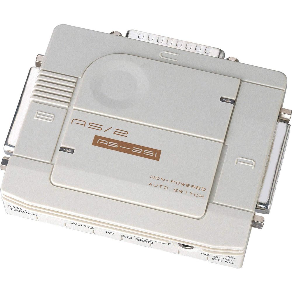 ATEN 2-1 Auto Switch Reversible Parallel AS251S (White)