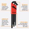 Bondhus 20599 0.050-3/8" & 1.5-10mm Stubby Ball End Hex Key DoublePK view 2