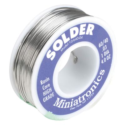 Miniatronics Corp Rosin Core Solder 60/40 4oz MNT1064004 Soldering Irons/Guns & Parts