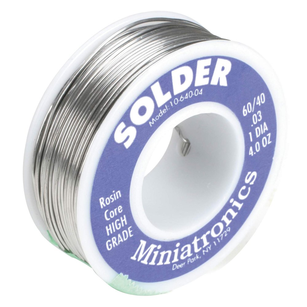 Miniatronics Corp Rosin Core Solder 60/40 4oz MNT1064004 Soldering Irons/Guns & Parts