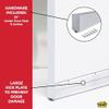 M-D Building Products 68593 Aluminum and Vinyl U-Shape Screw-on Under Door Seal with Kick Plate Draft Stopper, Prevents Dust & Insects, Energy-Saving Door Insulation, Ideal for Home (36 Inch, Silver) view 4