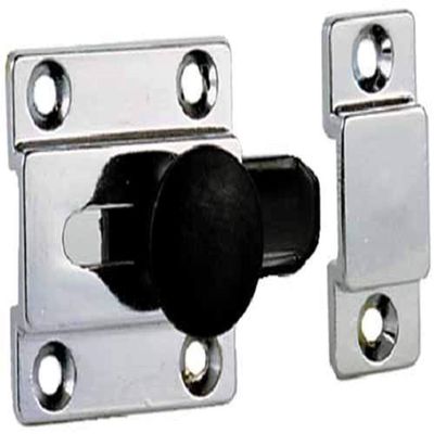 SEACHOICE Cupboard Bolt 2-1/8 x 1-1/2 Chrome Plated Zinc