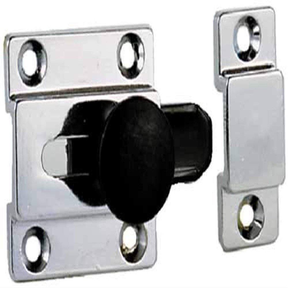 SEACHOICE Cupboard Bolt 2-1/8 x 1-1/2 Chrome Plated Zinc