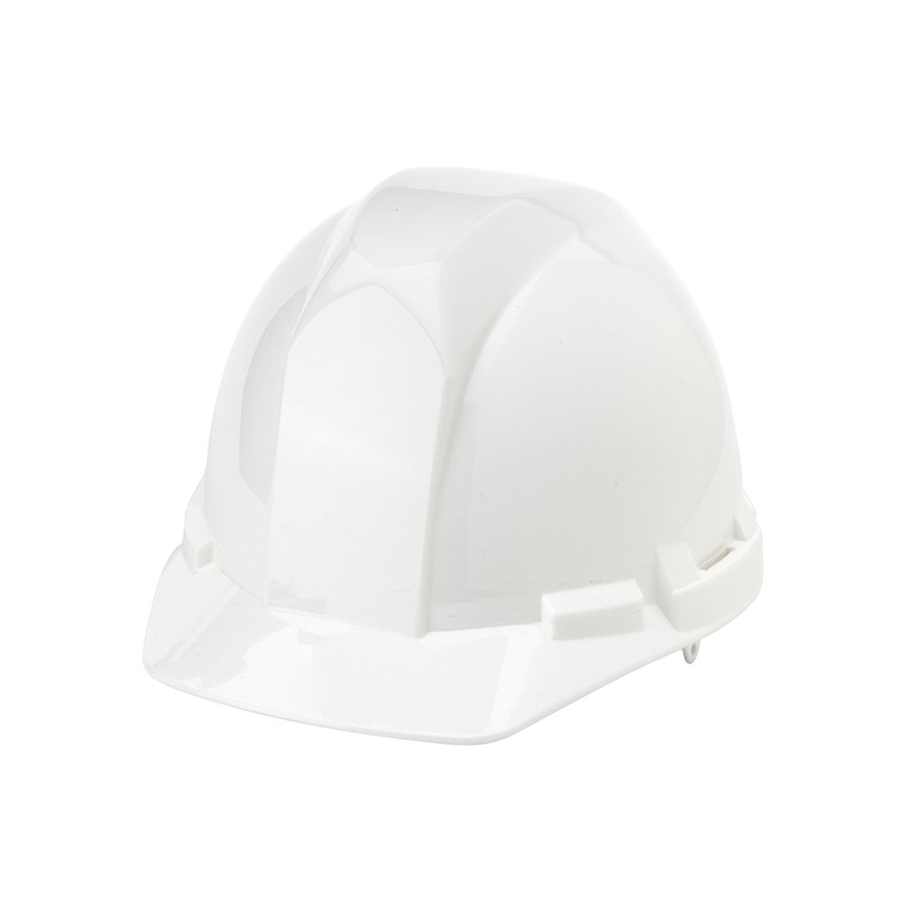 Mutual Industries 50200-10 4-Point Ratchet Suspension Hard Hat, White