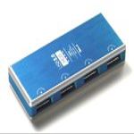 Sigma APO HBHA4BL USB 2.0 Compatible USB 4 Port HUB HBHA4 Series Blue