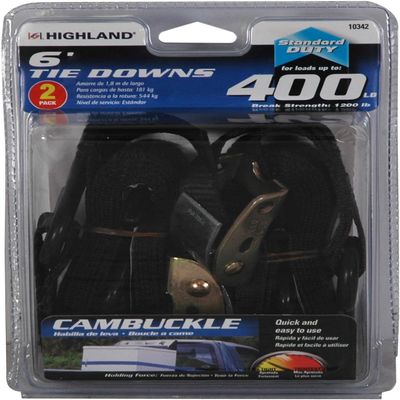 Highland # 10342 6'X1''MTRCYCL TIEDWN-1200#