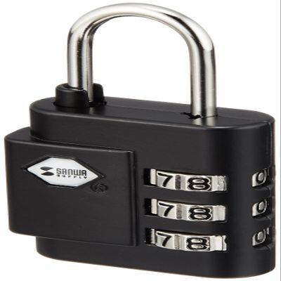 SANWA Supply SLE-9L e-Security (Master Key Compatible Dial Lock)