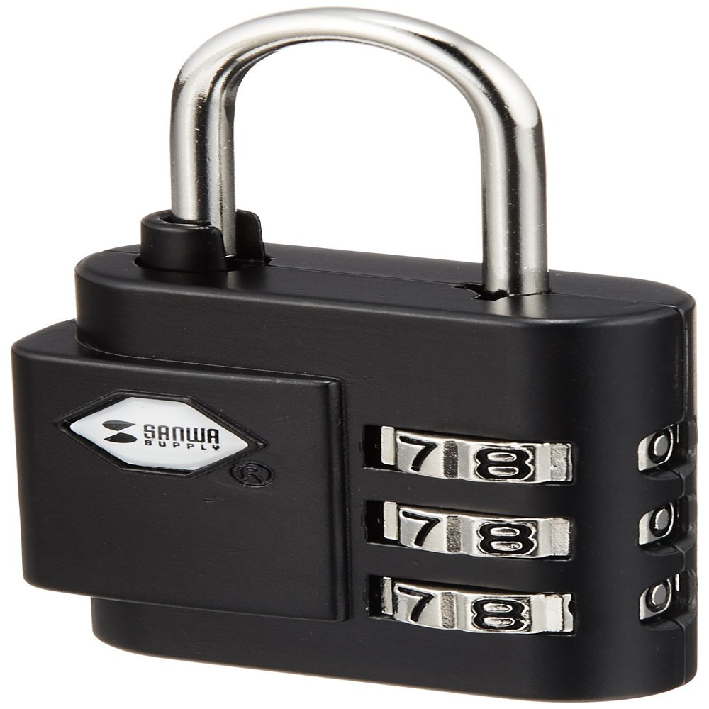 SANWA Supply SLE-9L e-Security (Master Key Compatible Dial Lock)