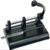 Master 40-Sheet High-Capacity Lever Action Adjustable Two- to Seven-Hole Punch, 13/32" Holes, Black view 1