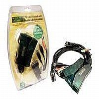 Cables Unlimited SWB-9000A 2 Port PS/2 KVM Switch with Audio