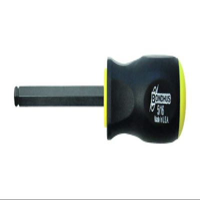 Bondhus 10613 5/16" Ball End Screwdriver - 5.6" , Black