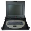 APC Rackmount Keyboard Monitor Mouse Flat Panel Display - TFT - 15" (AP5015) view 1