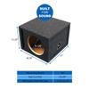 Atrend 10SQV 10 Single Vented Subwoofer/Speaker Enclosure Made in USA view 2