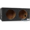 Atrend 10DM 10" Dual Hatchback Style Medium Sealed Subwoofer Enclosure view 1