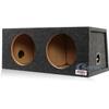 Atrend 10DM 10" Dual Hatchback Style Medium Sealed Subwoofer Enclosure view 2