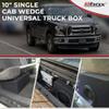 10 in Single Truck Enclosure Sealed Subwoofer Enclosure Precision CNC-Cut, Premium MDF Construction. Proudly USA Made. view 2