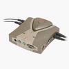 2PORT Infra Red Ir KVM Switch Includes Audio & Microphone Cables view 1
