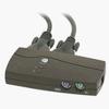 2PORT Slim PS/2 KVM Switch with Cables Included view 1