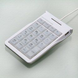 Sigma APO TK2P22WH Table Calculation Compatible, 2-Port USB Hub, White