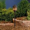 Kichler 15005BKT Six Groove Path & Spread 1-Light 12V, Textured Black view 3