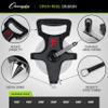 Champion Sports Open Reel Measuring Tapes  Durable Hand Crank with Metal Spike, Dual-Sided Feet & Meters, Perfect for Track & Field and Long Jump, 400 Feet/120 Meters view 3