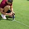 Champion Sports Open Reel Measuring Tapes  Durable Hand Crank with Metal Spike, Dual-Sided Feet & Meters, Perfect for Track & Field and Long Jump, 400 Feet/120 Meters view 4