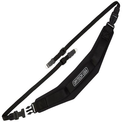 OP/TECH USA Super Pro Strap B  Padded Neoprene Camera Strap with Quick Disconnects | Fits Medium-Format Cameras with Posts (Hasselblad, Mamiya, Bronica) | Non-Slip, Adjustable  Made in USA