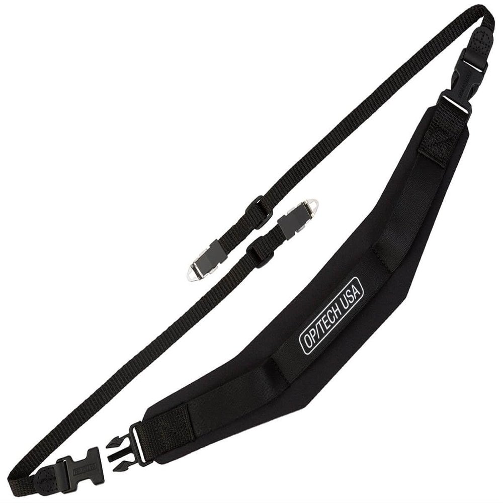 OP/TECH USA Super Pro Strap B  Padded Neoprene Camera Strap with Quick Disconnects | Fits Medium-Format Cameras with Posts (Hasselblad, Mamiya, Bronica) | Non-Slip, Adjustable  Made in USA