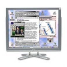 19IN LCD 450:1 1280X1024 F973 Silver Dvi-d VGA Spkrs 3YR Warr