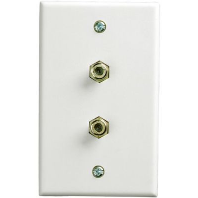 Coax Duplex Wall Plates