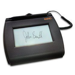 Ambir Sigpad LCD 4X3 Backlt USB Pressure Sensitive Signature Pad
