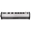 Furman PST-6 15-Amp Aluminum Chassis 6-Outlet Cable and Telco Protection Standard Level Power Conditioning, Silver view 1