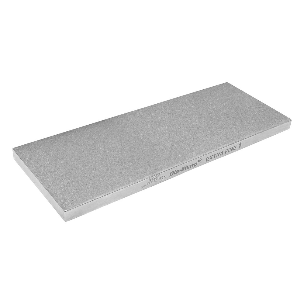 DMT D8E Dia-Sharp Diamond Knife Sharpener, Extra Fine Diamond Sharpening Stone, 8-Inch, White