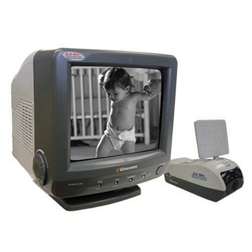 Wisecomm WW7700 7-Inch 2.4GHz Wireless Black & White Security System - Medium (Grey)