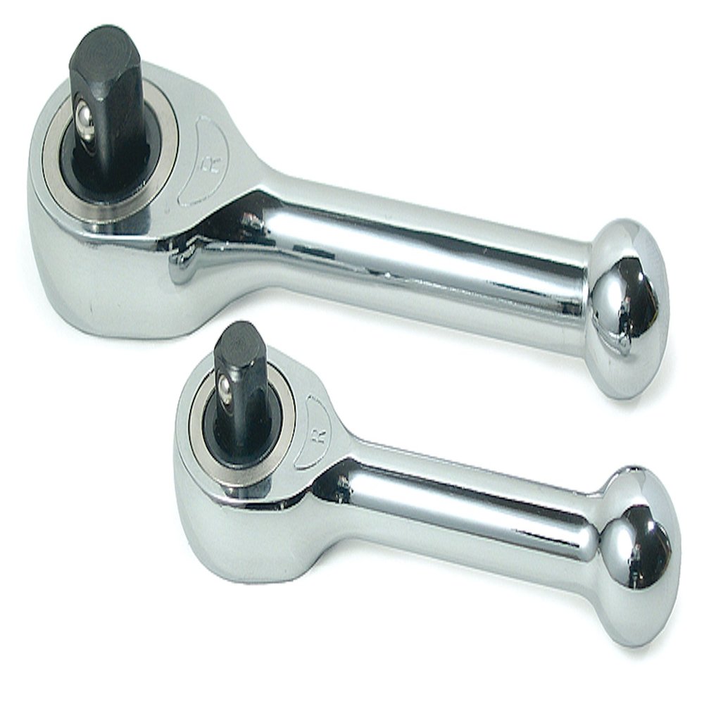 Titan 18202 2-Piece 1/4-Inch and 3/8-Inch Drive Gearless Micro Ratchet Set