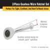 Titan 18202 2-Piece 1/4-Inch and 3/8-Inch Drive Gearless Micro Ratchet Set view 3