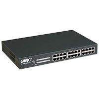SMC Networks EZ Switch SMCGS24 10/100/1000Mbps Unmanaged 24 Ports with Jumbo Frame Support Rack Mountable Switches