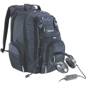 Targus BUS0013 Matrix Notebook Backpack & Active Noise Cancellation Headphones Bundle
