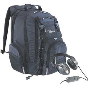 Targus BUS0013 Matrix Notebook Backpack & Active Noise Cancellation Headphones Bundle