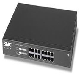 SMC Networks 16-Port 10/100/1000Mbps Ethernet Switch SMCGS16