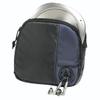 Hama CD Player Bag for Portable CD Player | Space for Storing 3 CD's | with Cable Outlet and Belt Loop | Black/Blue view 1