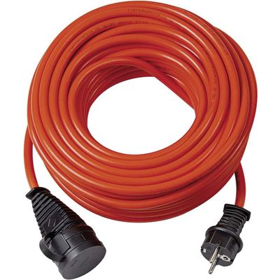 Brennenstuhl BREMAXX Verlngerungskabel (25m Kabel in Orange, fr den Einsatz im Auenbereich IP44, einsetzbar bis -35 C, l- und UV-bestndig)