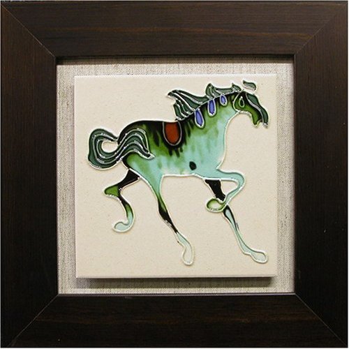 Ceramic Horse Tile 08