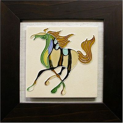 Ceramic Horse Tile 01
