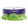 Verbatim CD-RW 700MB 2X-12X Rewritable Media Disc - 25 Pack Spindle view 1