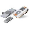4G iPod Sports Lthr Case White with Orange Accents view 1