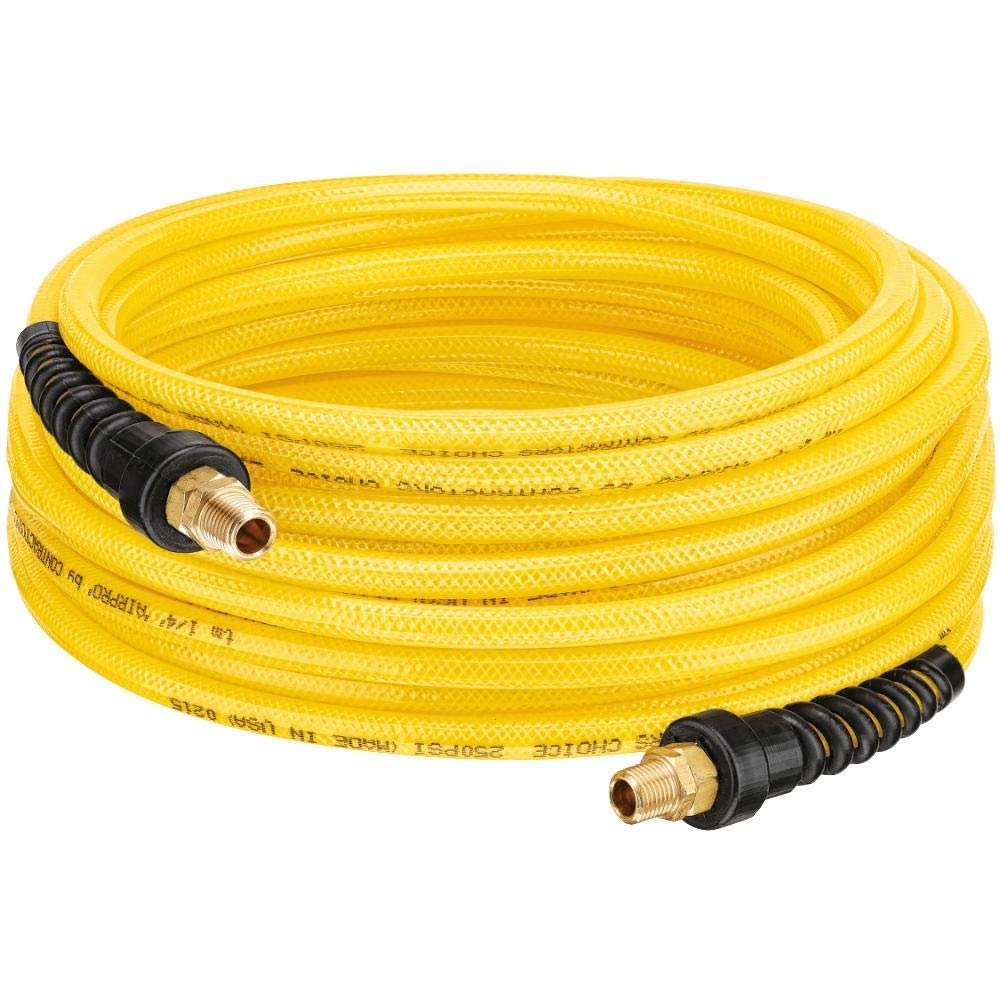 BOSTITCH Air Hose, Polyurethane, 1/4-Inch x 50-Feet (PRO-1450) , Yellow
