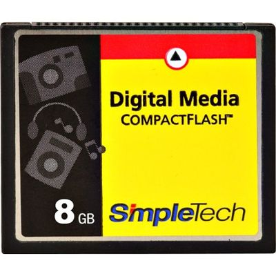 SimpleTech Premium Brand - Flash Memory Card - 8 GB - CF (STI-CF/8GB)
