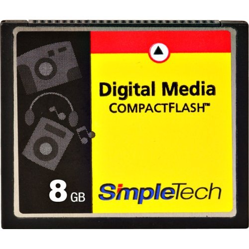 SimpleTech Premium Brand - Flash Memory Card - 8 GB - CF (STI-CF/8GB)