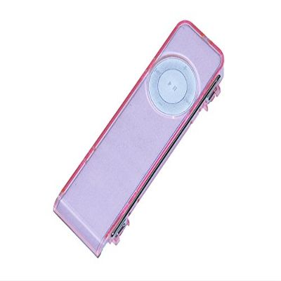 Plastic Cover for Ipod Shuffle Pink with Cord Mgmt